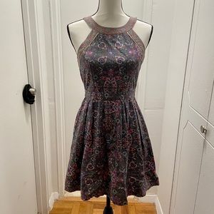 Vintage American Eagle Paisley Yoke Dress